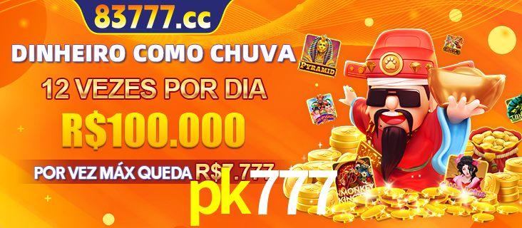Banner do programa de recompensas Recomende para amigos do pk777, detalhando os bônus por convidar amigos, com prêmios que chegam a R$288.888.